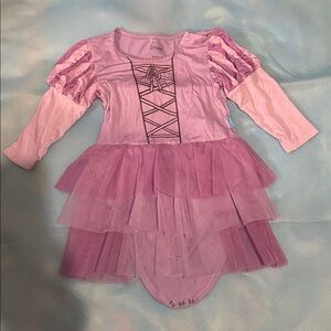 Disney Lavender Tulle Dress with Lace-Up Front - Rapunzel Skirt